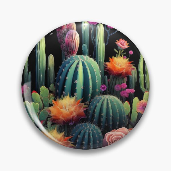 Item preview, Psychedelic Cactus Bush: Prickly Wonderland designed and sold by PsyCloth.
