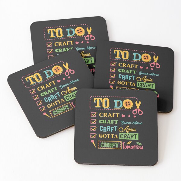 Item preview, Funny Crafting To Do List designed and sold by Clara Hollins.