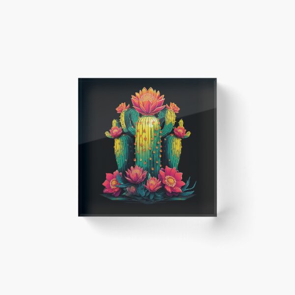 Item preview, Psychedelic Cacti Garden: Desert Kaleidoscope designed and sold by PsyCloth.