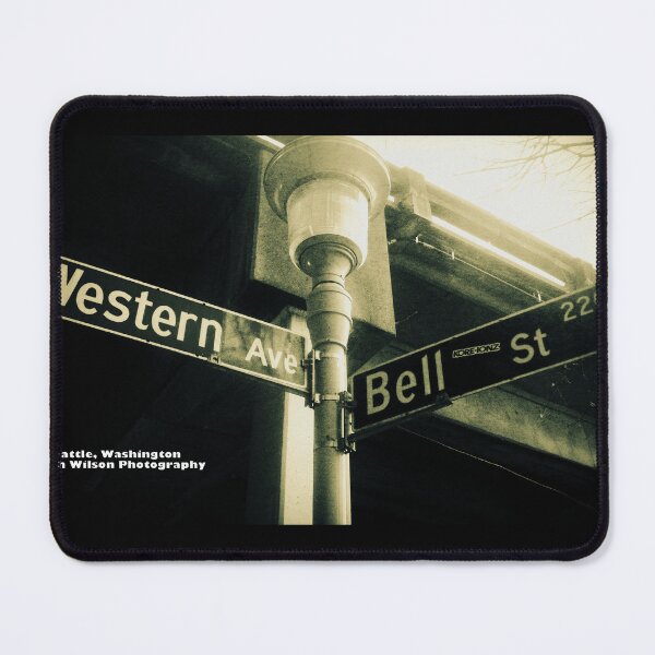 Item preview, Western Avenue & Bell Street, Seattle, Washington designed and sold by The Street Sign Store.