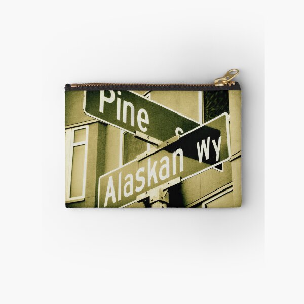 Item preview, Pine Street & Alaskan Way, Seattle, Washington designed and sold by The Street Sign Store.