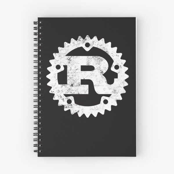 Item preview, Rust Programming logo print distressed designed and sold by JeffreyMoore8.
