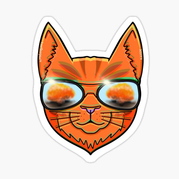 Meowmenheimer Sticker