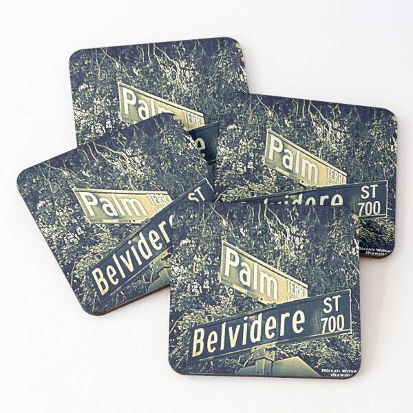 Item preview, Palm Terrace & Belvidere Street, Pasadena, California designed and sold by The Street Sign Store.