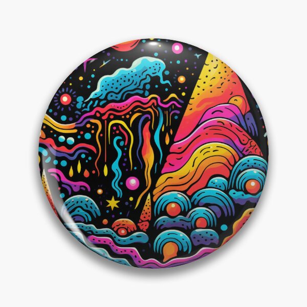 Item preview, Psychedelic 1980s Art: Neon Retro Explosion designed and sold by PsyCloth.