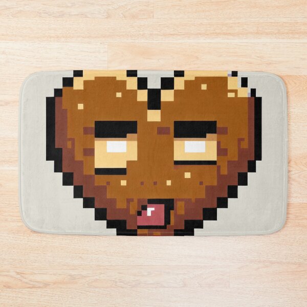 Item preview, Pixel Bored Heart - Brown Meh designed and sold by pocketart2023.