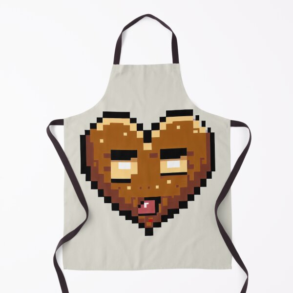 Item preview, Pixel Bored Heart - Brown Meh designed and sold by pocketart2023.