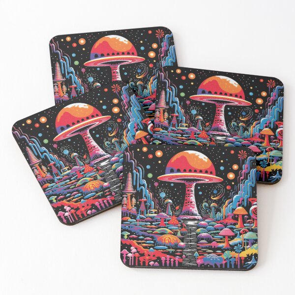 Item preview, Psychedelic 1980s City: Neon Metropolis designed and sold by PsyCloth.