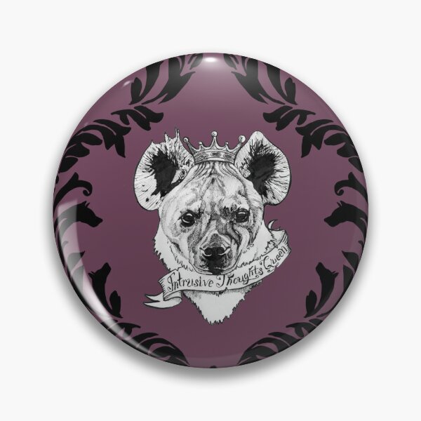 Item preview, Intrusive Thoughts Queen Brocade designed and sold by Aubern-Art.
