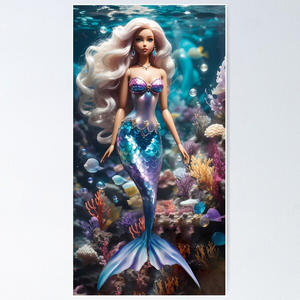 Cute Kawaii Barbie Mermaid in 2023  Kawaii girl drawings, Mermaid  drawings, Disney drawings sketches