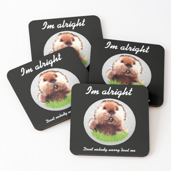 Item preview, I'm Alright Caddyshack Homage Gopher Kenny Loggins  designed and sold by LempiTromp.