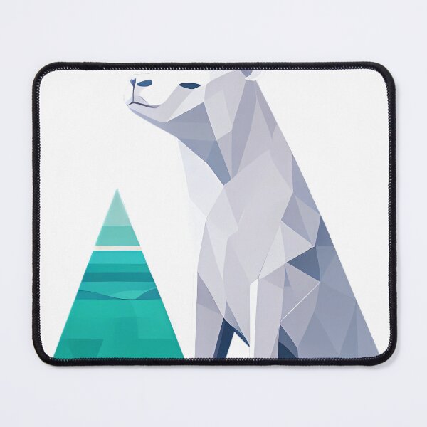 Item preview, A Polar Bear on the Ice designed and sold by MinimalistHaven.