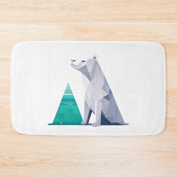 Item preview, A Polar Bear on the Ice designed and sold by MinimalistHaven.
