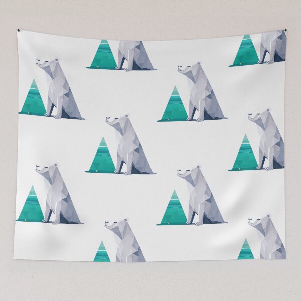 Item preview, A Polar Bear on the Ice designed and sold by MinimalistHaven.