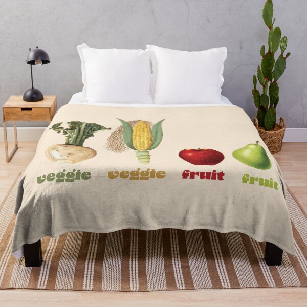 Item preview, Veggie Veggie Fruit Fruit Food Rocks designed and sold by ToadsWorkshop.