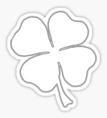 Clover Outline Sticker