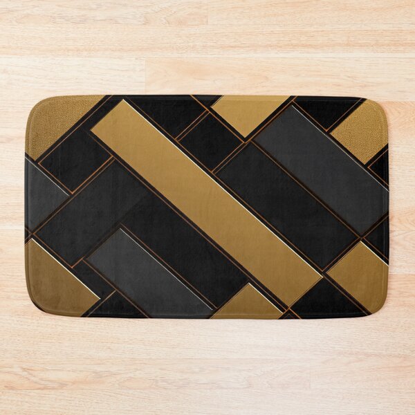 Item preview, Elegant Creative Black and Gold Geometric Pattern designed and sold by Lamarcy.