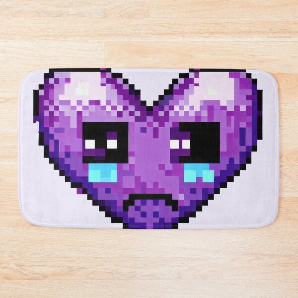 Item preview, Pixel Sad Heart - Purple Sorrow designed and sold by pocketart2023.