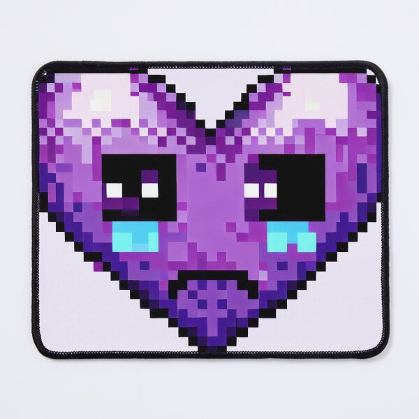 Item preview, Pixel Sad Heart - Purple Sorrow designed and sold by pocketart2023.