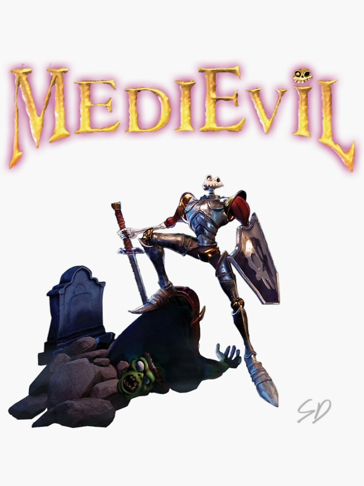 Medievil sir daniel fortesque Sticker for Sale by TraceFay13