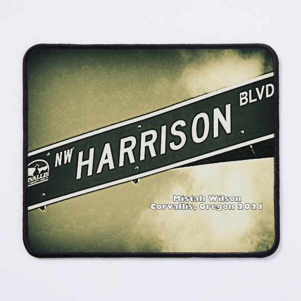 Item preview, Northwest Harrison Boulevard, Corvallis, Oregon designed and sold by The Street Sign Store.