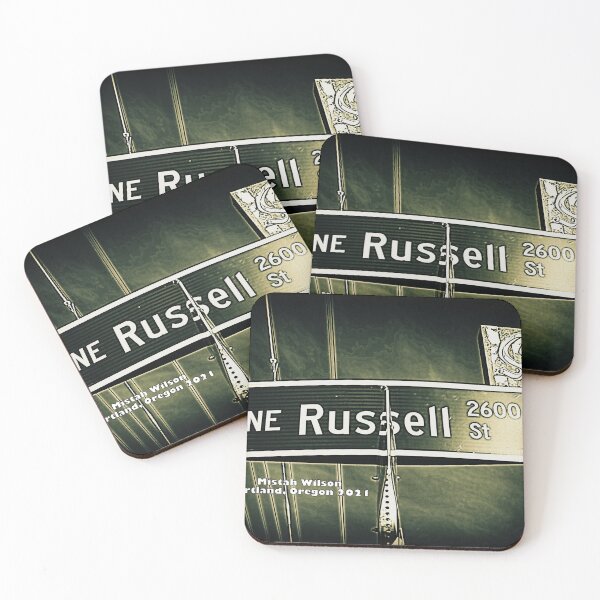 Item preview, Northeast Russell Street, Portland, Oregon designed and sold by The Street Sign Store.