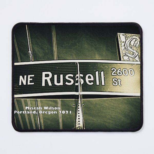 Item preview, Northeast Russell Street, Portland, Oregon designed and sold by The Street Sign Store.