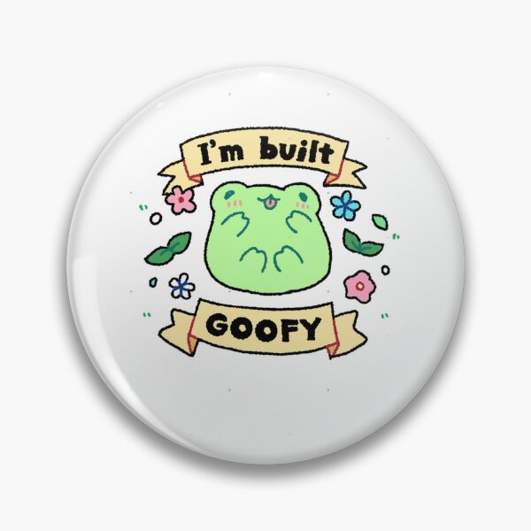 Item preview, I'm Built Goofy Frog (Full Color)  designed and sold by ClaireNola.