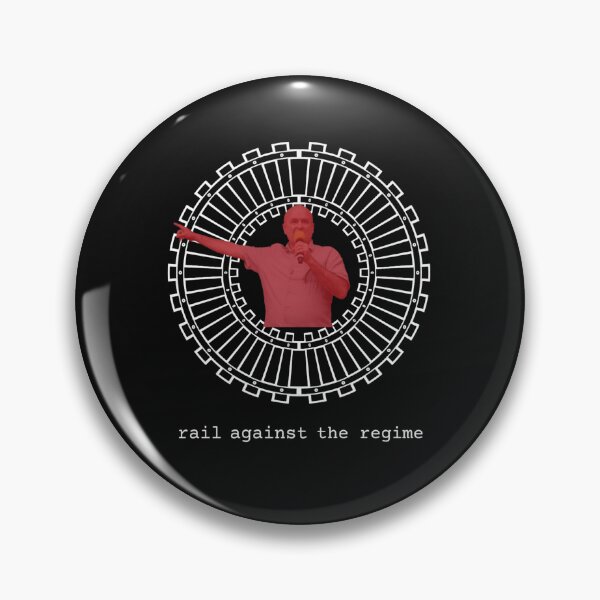 Item preview, Mick Lynch Rail Against The Regime - WHITE ON BLACK designed and sold by TraceFay13.