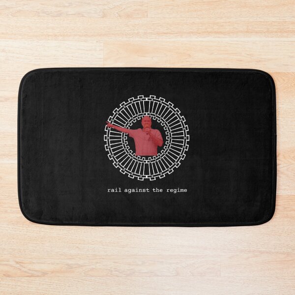 Item preview, Mick Lynch Rail Against The Regime - WHITE ON BLACK designed and sold by TraceFay13.