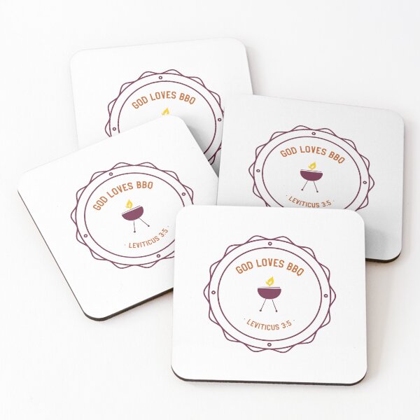 Item preview, God Loves BBQ, Leviticus 3:5 designed and sold by MamaCarmody.
