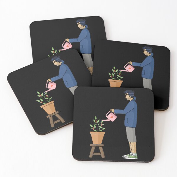 Item preview, shane from stardew valley watering his peppers designed and sold by GeorgeannaHitt.