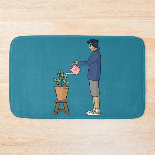 Item preview, shane from stardew valley watering his peppers designed and sold by GeorgeannaHitt.