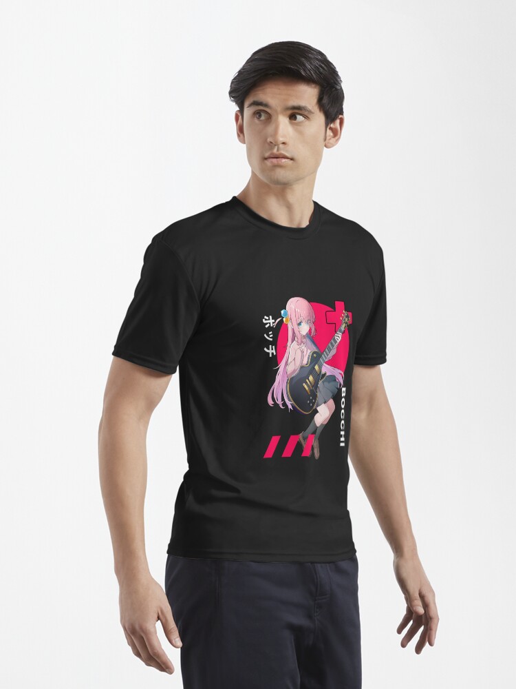 Aperçu 3 sur 7. T-shirt respirant avec l'œuvre Anime Hitori Gotou Bocchi le Rocher créée et vendue par HeidiMellen.