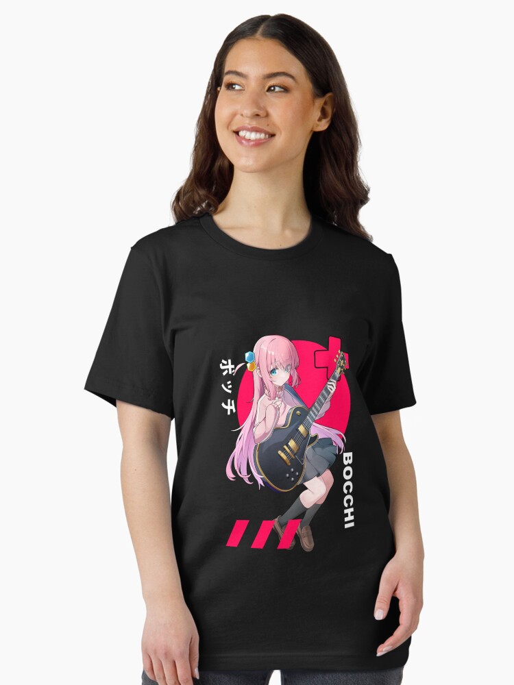 Aperçu 2 sur 7. T-shirt essentiel avec l'œuvre Anime Hitori Gotou Bocchi le Rocher créée et vendue par HeidiMellen.