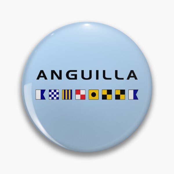 Item preview, Anguilla Nautical Maritime Sailing Flags Light-Color designed and sold by TinyStarAmerica.