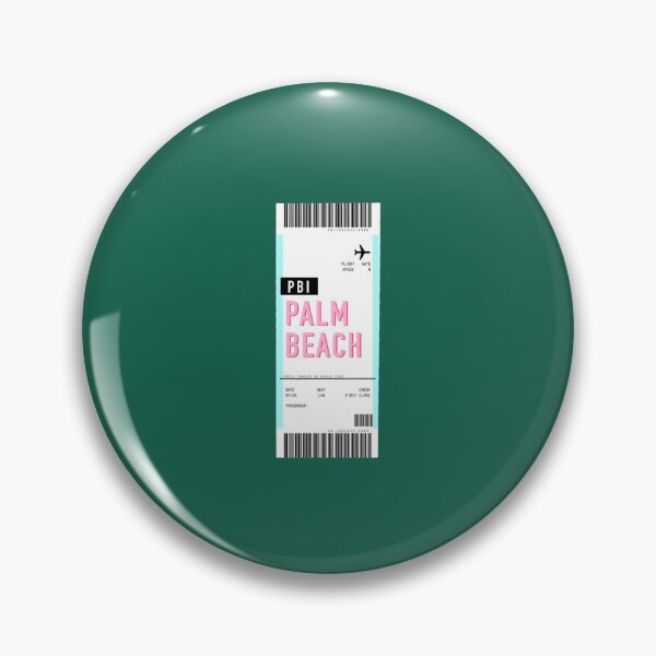 Item preview, Palm Beach Boarding Pass Plane Ticket designed and sold by MasenRin.