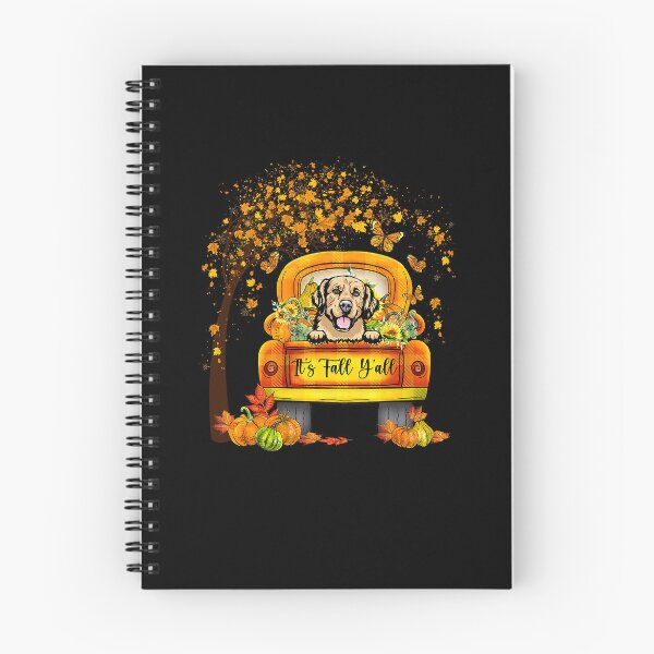 Item preview, Goldie Its Fall Yall Golden Retriever Thanksgiving Pumpkin Truck 484 Golden Retriever Dog designed and sold by KylinDeanda.