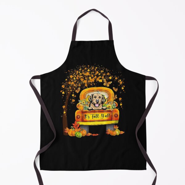 Item preview, Goldie Its Fall Yall Golden Retriever Thanksgiving Pumpkin Truck 484 Golden Retriever Dog designed and sold by KylinDeanda.