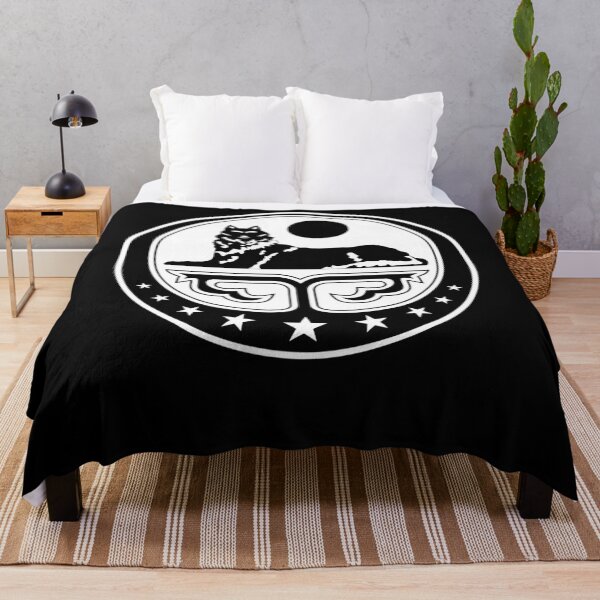 Item preview, Chechen coat of arms Ichkeria Black and white edition designed and sold by OsvaldoBins.