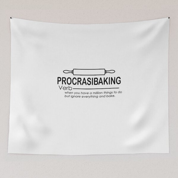 Item preview, Procrastibaking Ignore everything and bake designed and sold by FlyShop1.