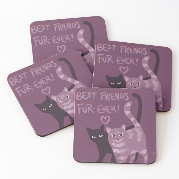 Item preview, Best friends fur-ever! designed and sold by HeavyMetalMeow.