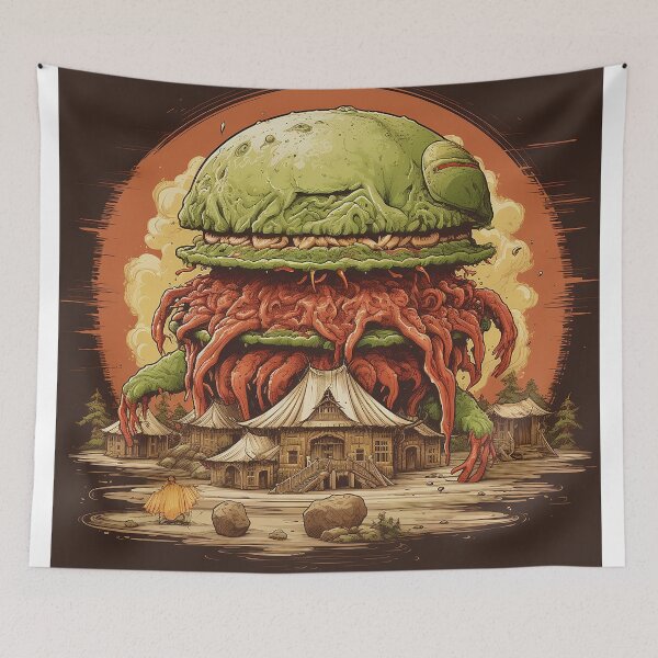 Item preview, Burger Meat Scary designed and sold by ArthurSchaffer.