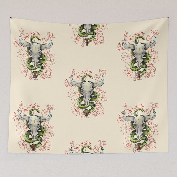 Item preview, Skull and Snake designed and sold by Attala Williams.