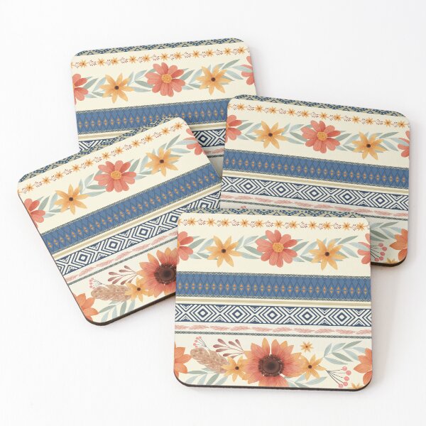 Item preview, Boho Watercolor Floral Seamless Pattern designed and sold by I Am Cuta.