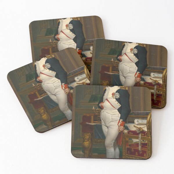 Item preview, Vintage Napoleon Bonaparte Painting Portrait (1812) designed and sold by BravuraMedia.