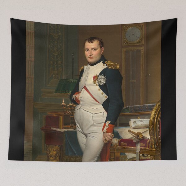 Item preview, Vintage Napoleon Bonaparte Painting Portrait (1812) designed and sold by BravuraMedia.