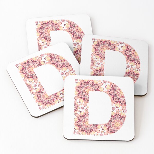 Item preview, Dottillism Mandala Letter D Sunset designed and sold by Shaseldine.