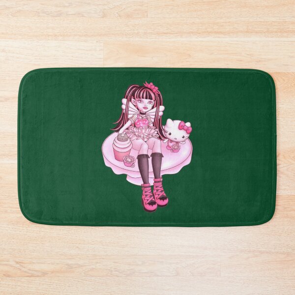 Item preview, Kawaii pastel goth vampire kitten tea time designed and sold by WeddingFavors11.