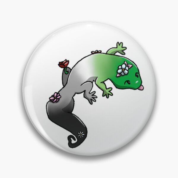 Item preview, Aromantic Pride Flag Gecko designed and sold by Hexes22.